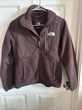 The North Face Brown Fleece Jacket with Chest Panels